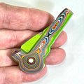 DVH Mojito Green Jeep Fordite Polished Face Specimen Michigan (6671) - DVHdesigns