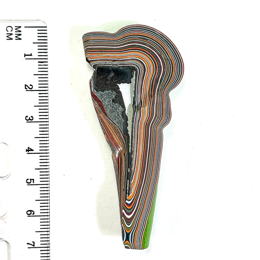 DVH Mojito Green Jeep Fordite Polished Face Specimen Michigan (6671) - DVHdesigns