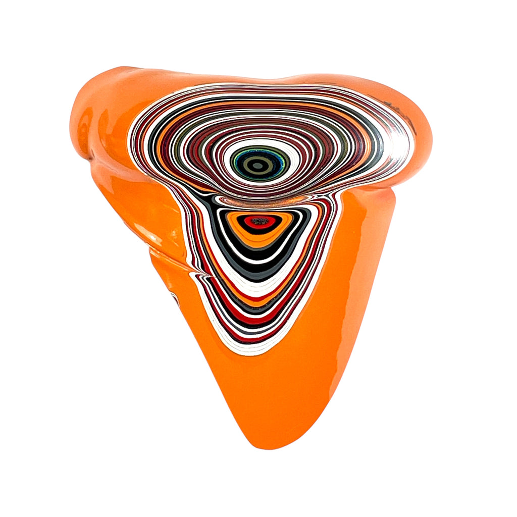 DVH Joose Orange Jeep Fordite Polished Face Specimen Michigan (6672) - DVHdesigns