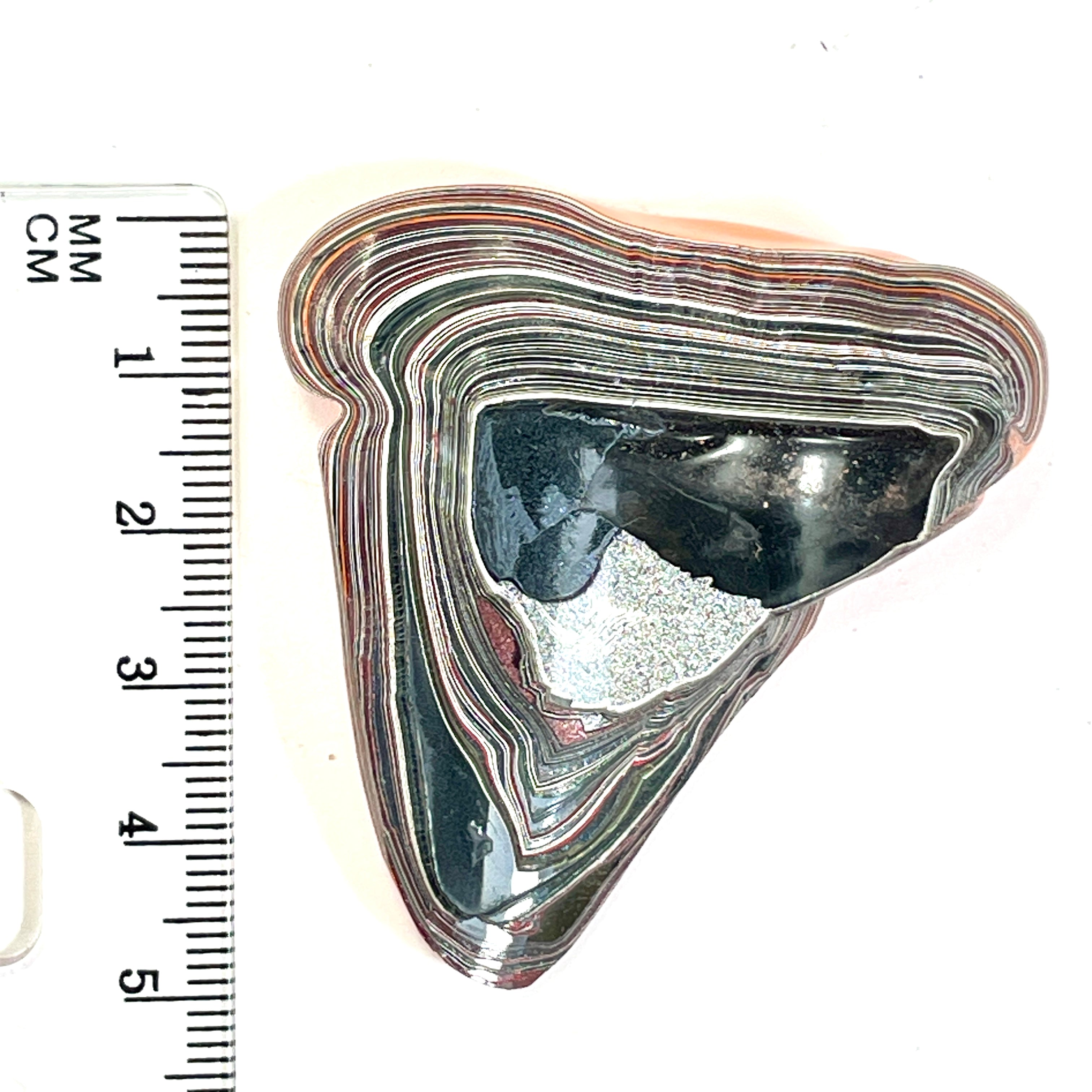 DVH Joose Orange Jeep Fordite Polished Face Specimen Michigan (6672) - DVHdesigns