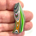 DVH Mojito Green Jeep Fordite Specimen Polished Face Michigan (6690)