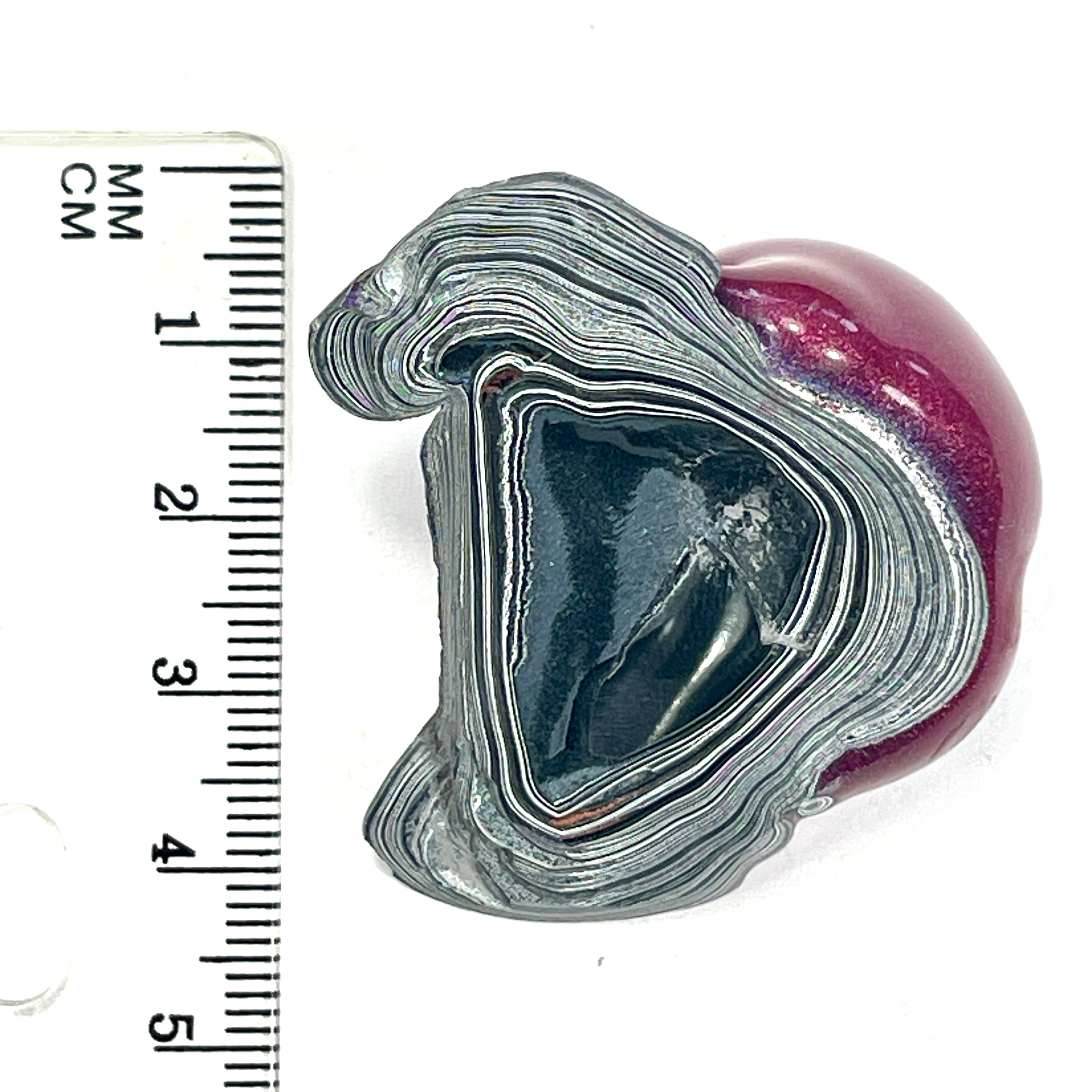 DVH Tuscadero Pink Jp Fordite Specimen Polished Face Michigan (6701)