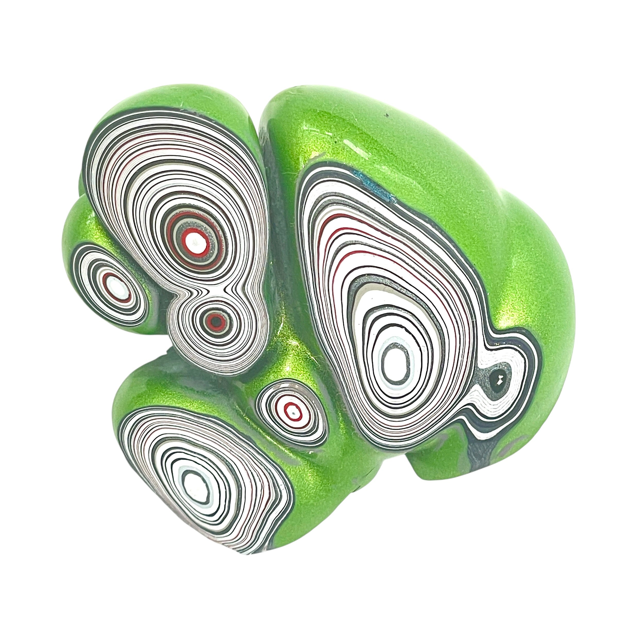 DVH Mojito Green Jp Fordite Specimen Polished Face Michigan (6705)