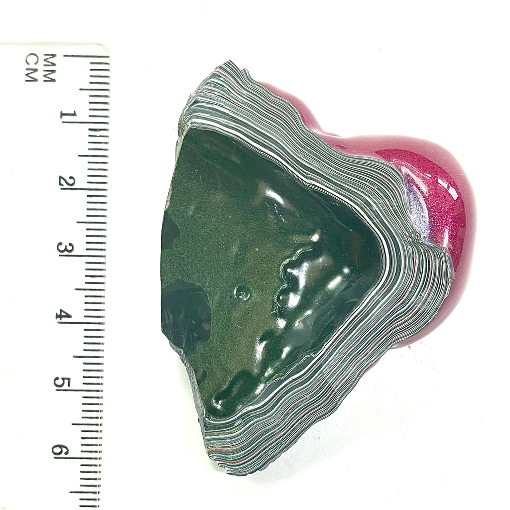 DVH Tuscadero Pink Jp Fordite Specimen Polished Face Michigan (6707)