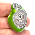 DVH Mojito Green Jp Fordite Specimen Polished Face Michigan (6709)