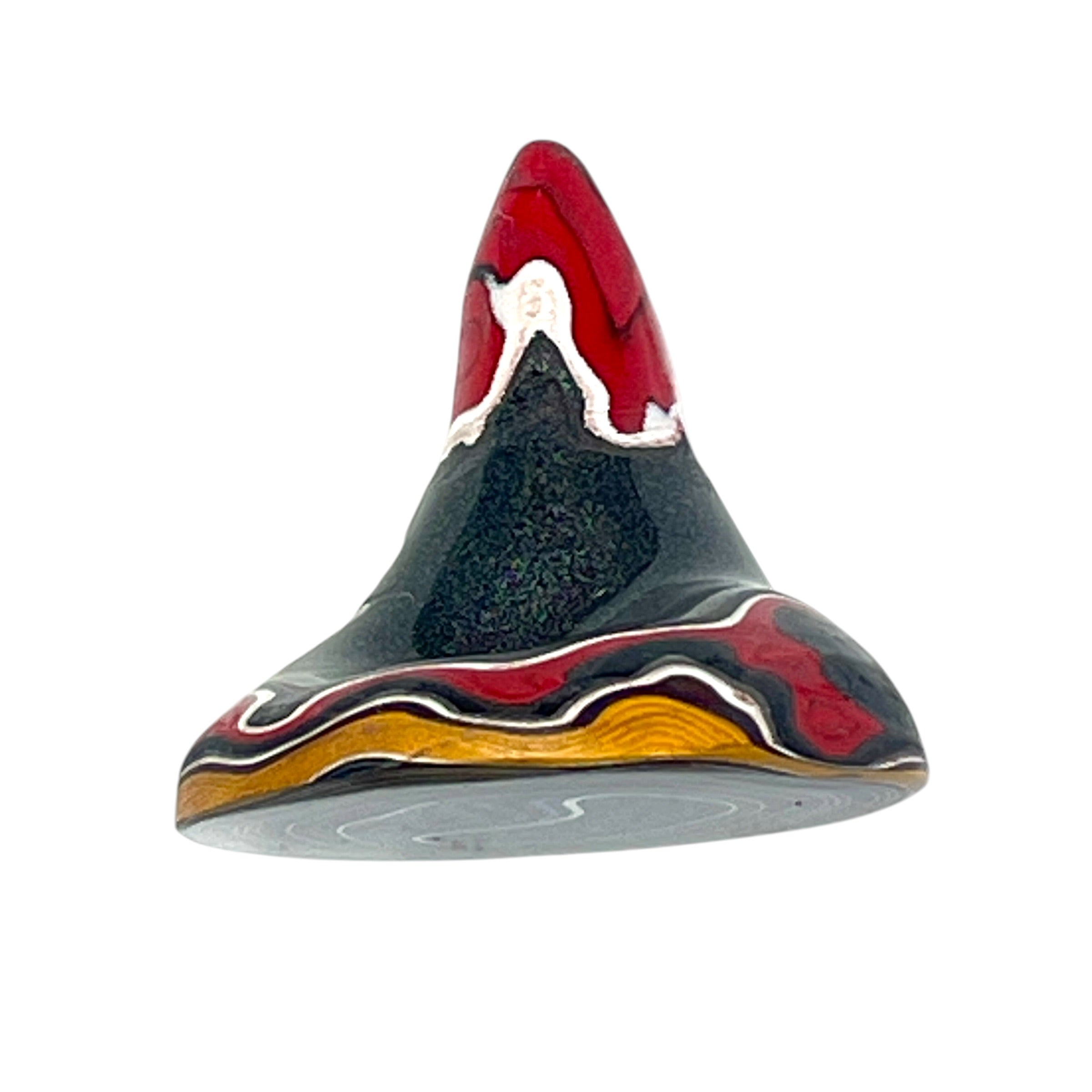 DVH Rare Michigan Fordite Hex Bolt Cap Stalactite Cabochon 24x26x25mm (6757)