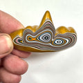 DVH Jp Goldilocks Fordite Genuine Michigan Polished Face Specimen (6803)