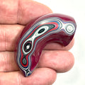 DVH Jp Tuscadero Pink Fordite Genuine Michigan Polished Face Specimen (6804)