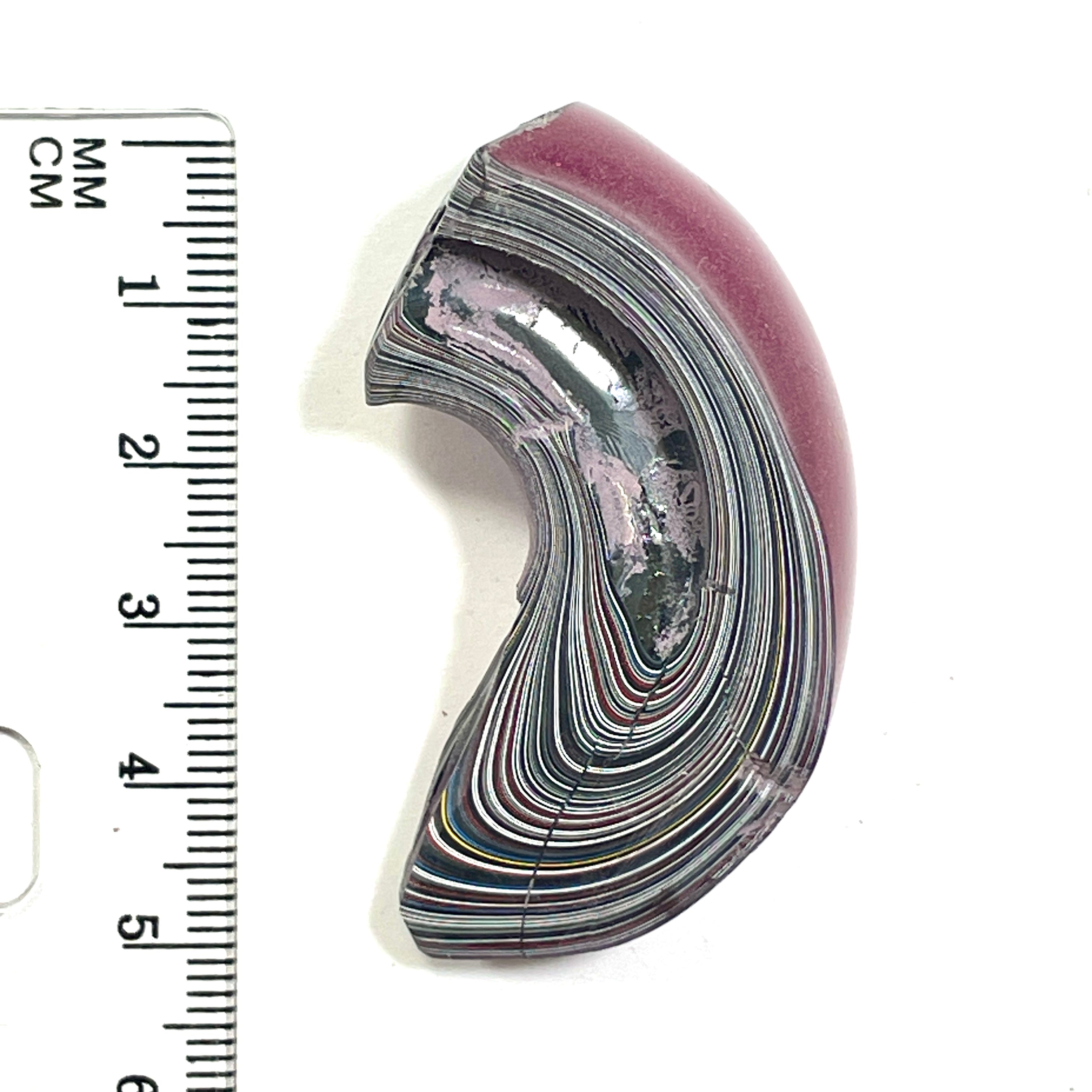 DVH Jp Tuscadero Pink Fordite Genuine Michigan Polished Face Specimen (6804)