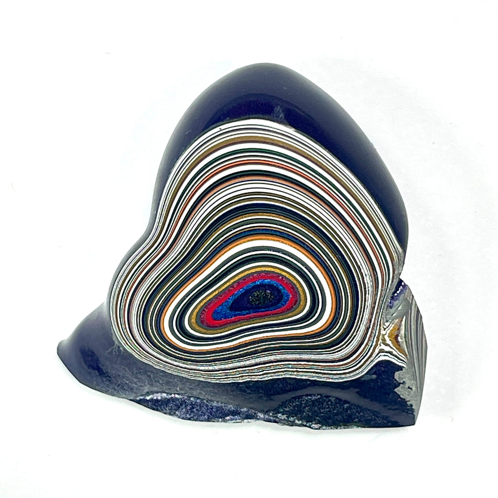 DVH Purple Reign Fordite Specimen Polished Face Michigan Jp (6854)