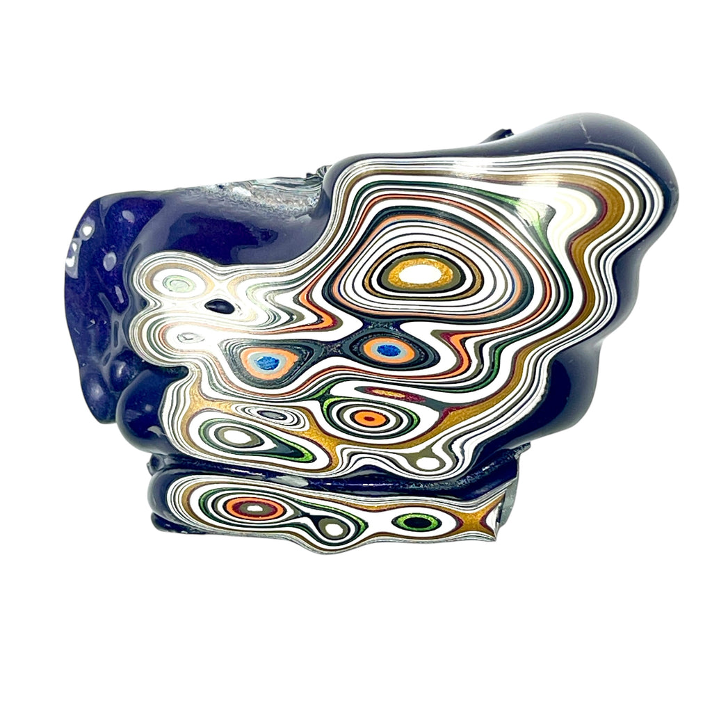 DVH Purple Reign Fordite Specimen Polished Face Michigan Jp (6855)