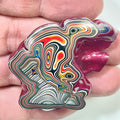 DVH Tuscadero Pink Jp Fordite Specimen Polished Face Michigan (6857)