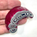 DVH Tuscadero Pink Jp Fordite Specimen Polished Face Michigan (6858)