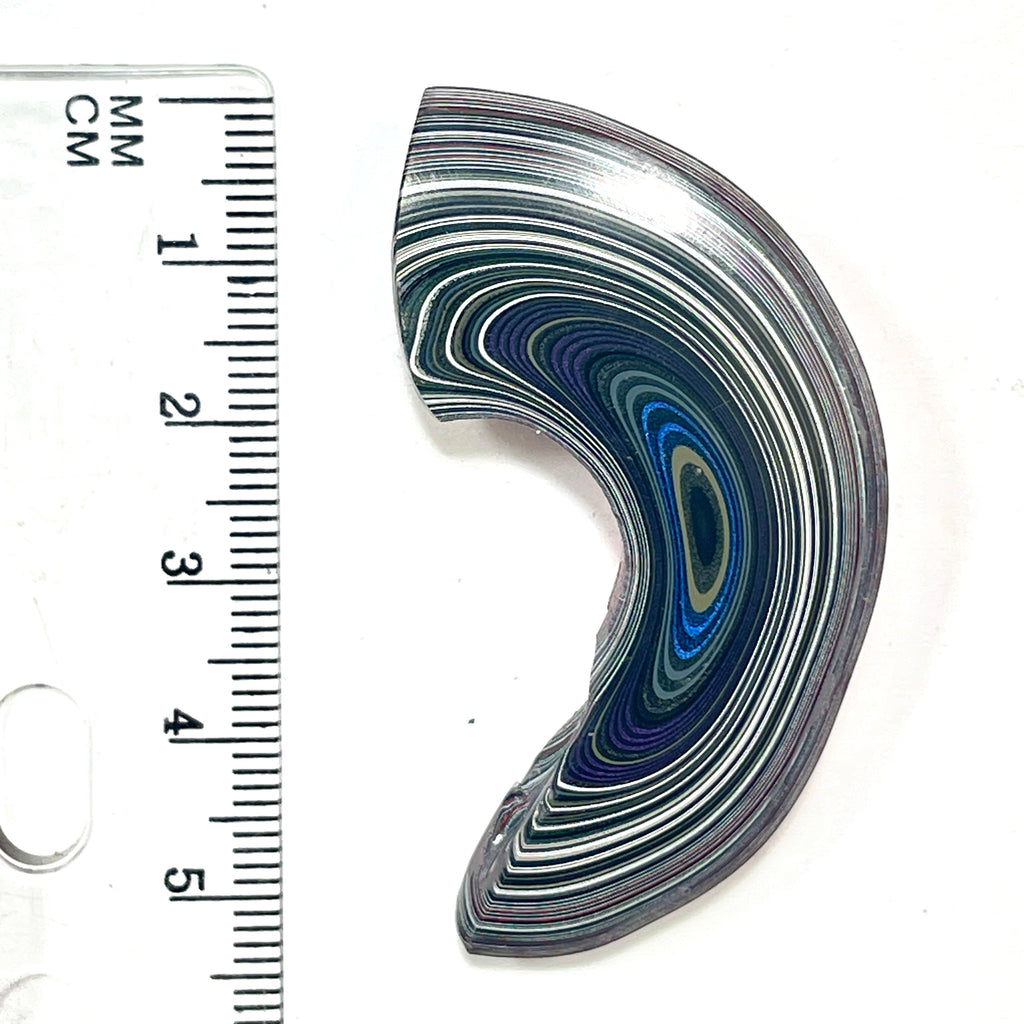 DVH Red Fordite Specimen Polished Face Michigan Chv Frd Jp (6860)