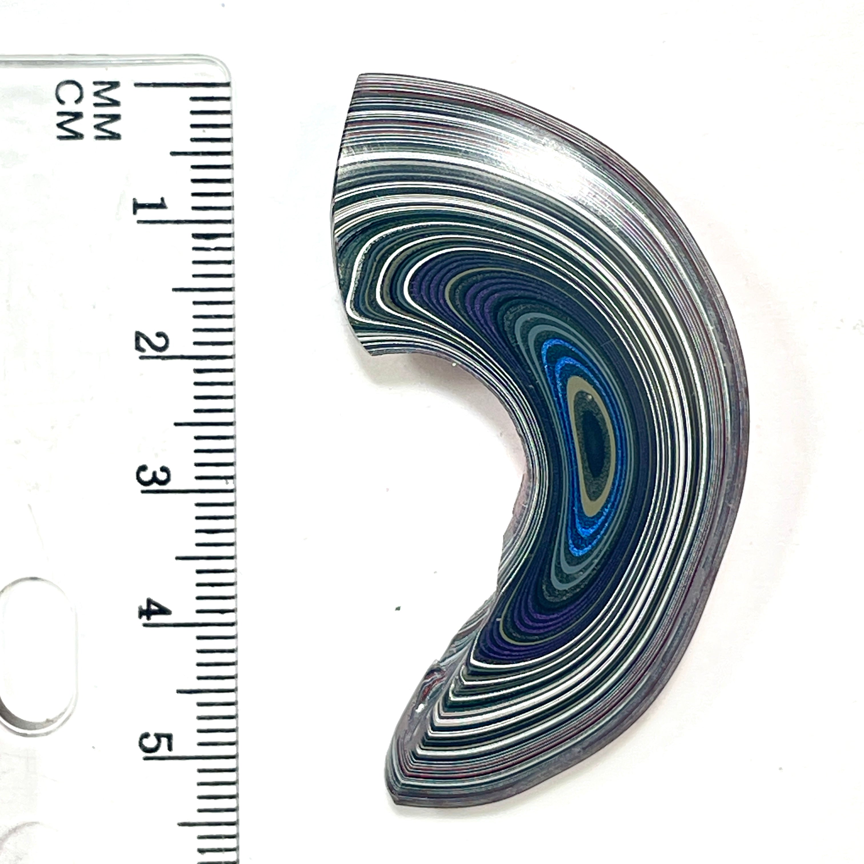 DVH Red Fordite Specimen Polished Face Michigan Chv Frd Jp (6860)