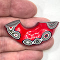 DVH Red Fordite Specimen Polished Face Michigan Chv Frd Jp (6861)