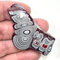 DVH Fordite Specimen Polished Face Michigan Chv Frd Jp (6862)