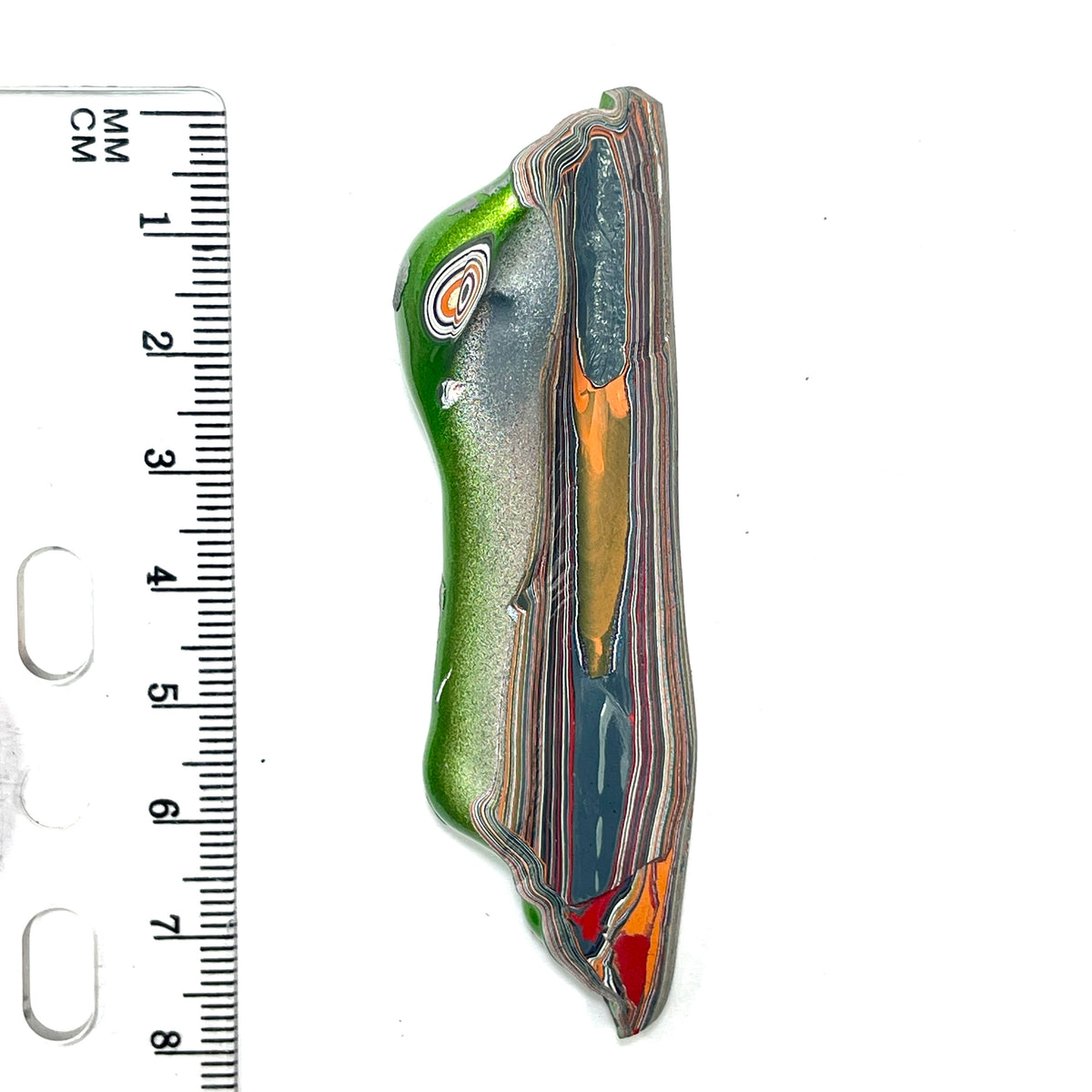 DVH Mojito Green Jp Fordite Specimen Polished Face Michigan (6864)