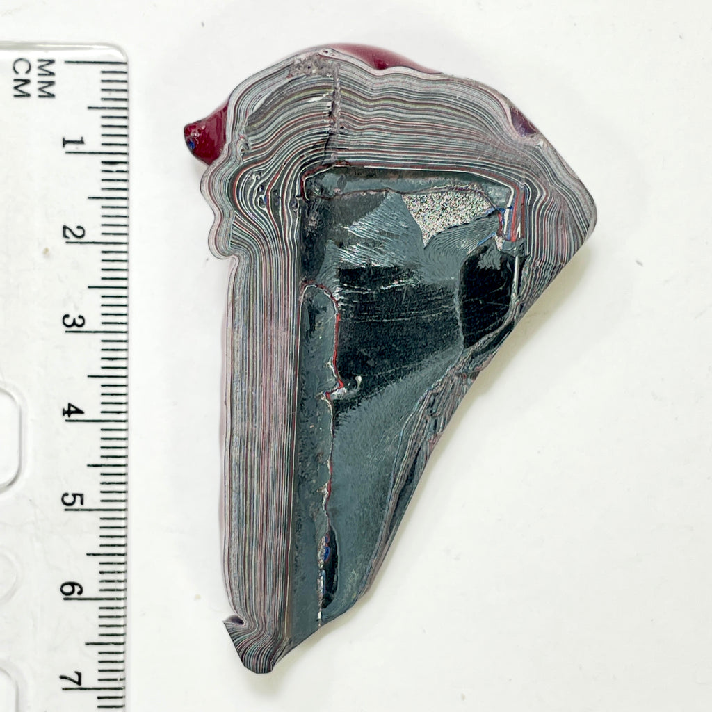 DVH Tuscadero Pink Jp Fordite Rabbit Polished Face Specimen (7012)