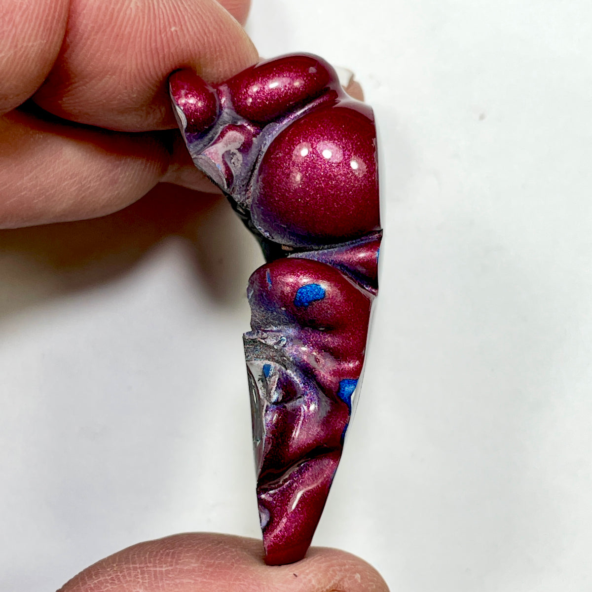 DVH Tuscadero Pink Jp Fordite Polished Face Specimen Michigan (7016)