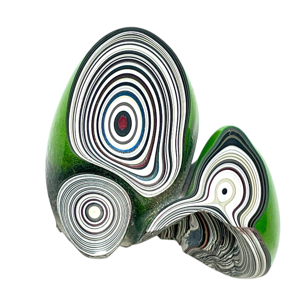 DVH Mojito Green Jp Fordite Polished Face Specimen Michigan (7020)