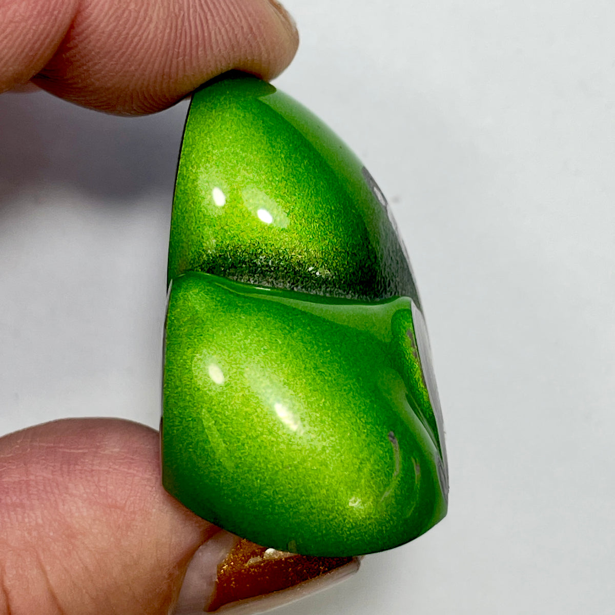 DVH Mojito Green Jp Fordite Polished Face Specimen Michigan (7020)