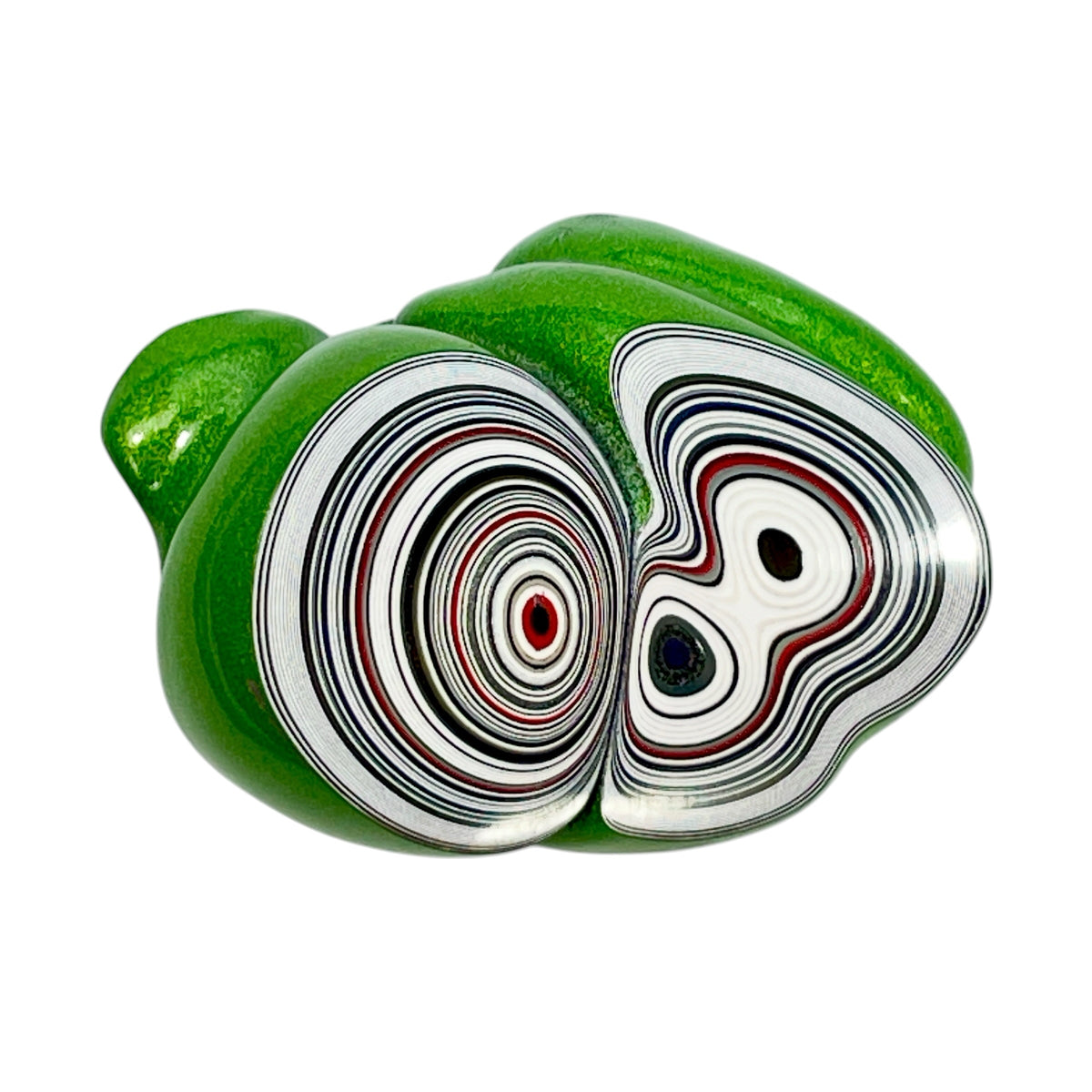 DVH Mojito Green Jp Fordite Polished Face Specimen Michigan (7021)