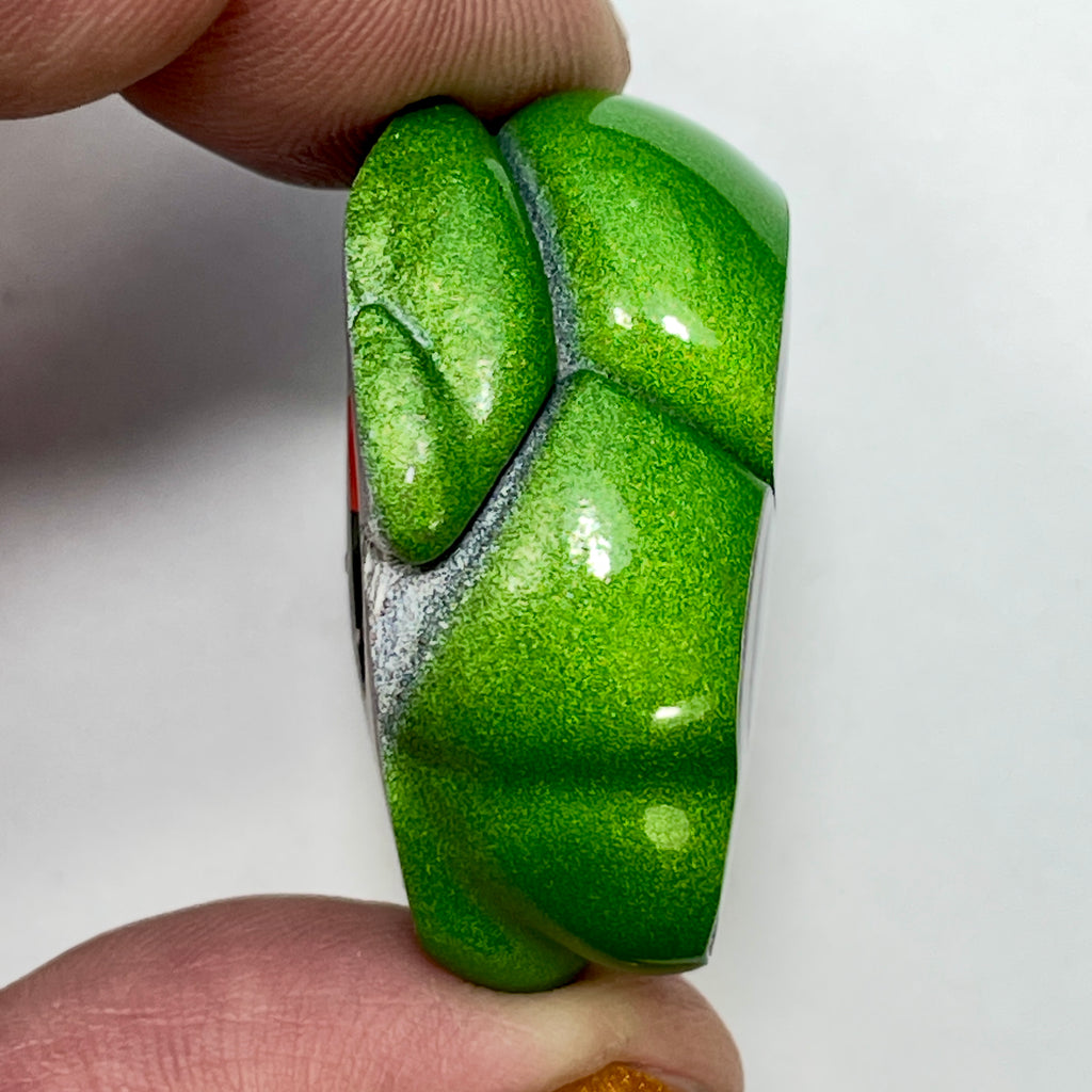 DVH Mojito Green Jp Fordite Polished Face Specimen Michigan (7021)