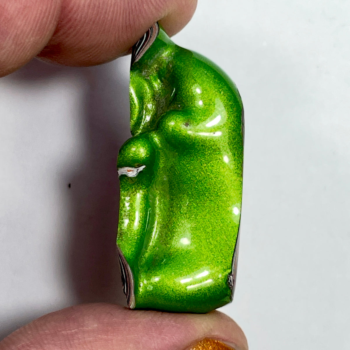 DVH Mojito Green Jp Fordite Polished Face Specimen Michigan (7022)