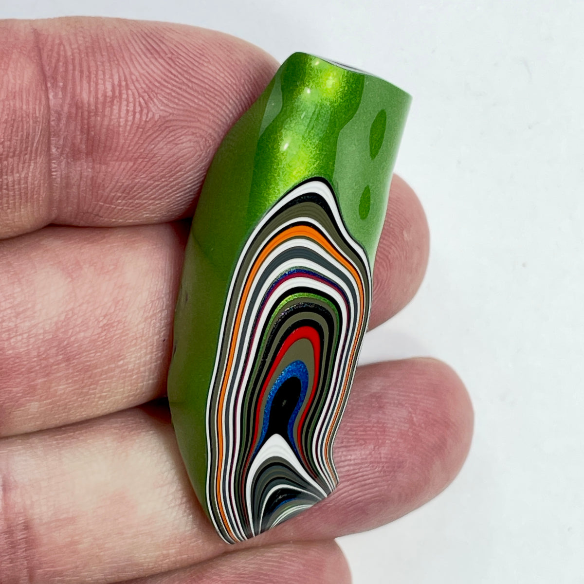 DVH Mojito Green Jp Fordite Polished Face Specimen Michigan (7023)