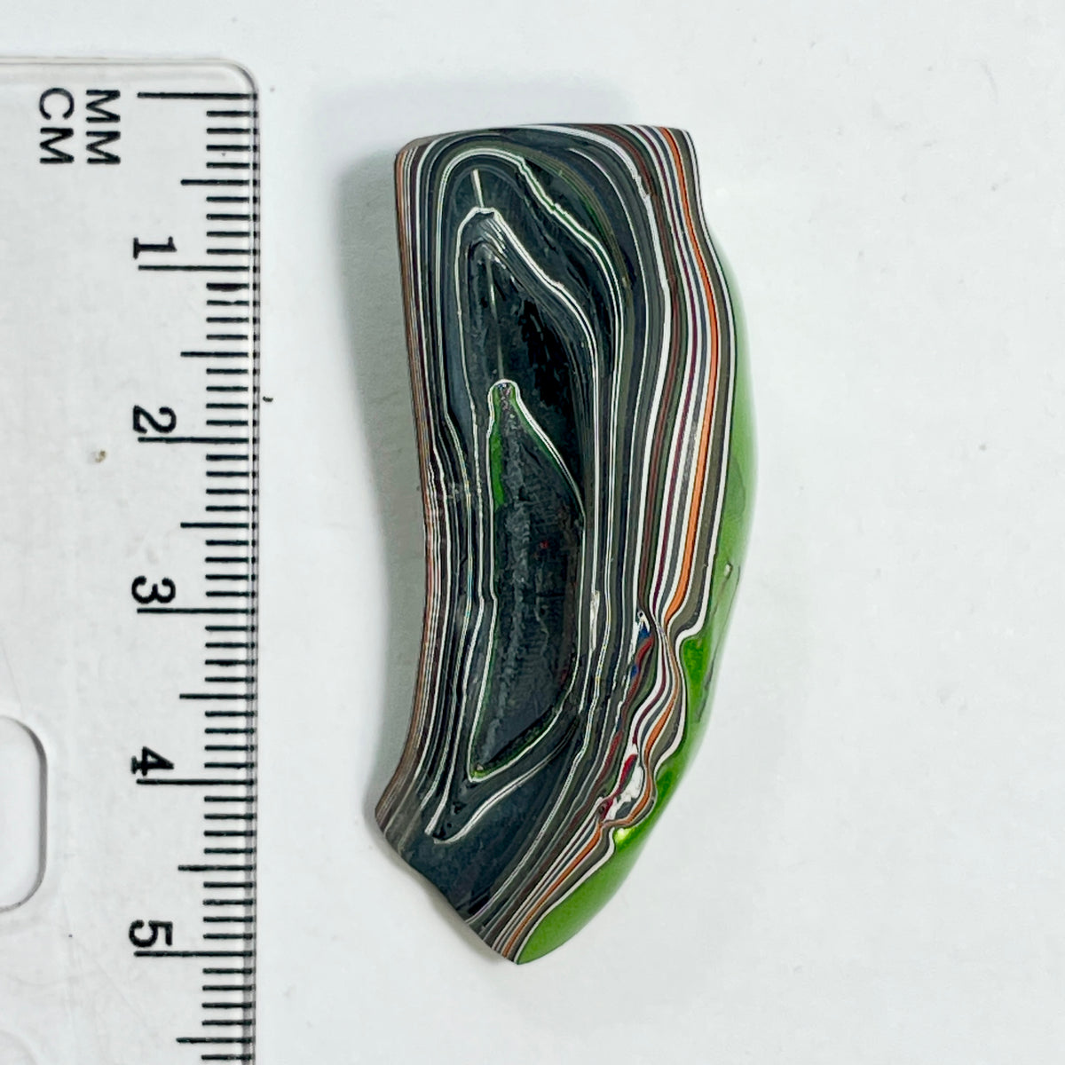 DVH Mojito Green Jp Fordite Polished Face Specimen Michigan (7023)