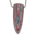 DVH Corvette Dragonscale Fordite Bead Pendant Genuine Bowling Green Ass 54x18x9mm (6781)