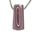 DVH Corvette Dragonscale Fordite Bead Pendant Bowling Green Ass 31x14x10mm (6783)