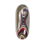 DVH Corvette Fordite Cabochon Recycled Car Paint Cab 35x15x7mm (5944)