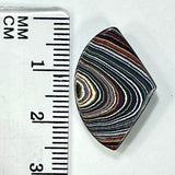 DVH Corvette Fordite Cabochon Recycled Car Paint Cab 16x23x4mm (5945)