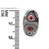 DVH Corvette Fordite Cabochon Recycled Car Paint Cab 19x11x3mm (5949)
