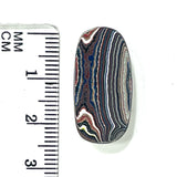 DVH Corvette Fordite Cabochon Recycled Car Paint Cab 26x13x4mm (6025)