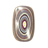DVH Corvette Fordite Cabochon Recycled Car Paint Cab 25x15x5mm (6027)