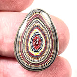 DVH Corvette Fordite Cabochon Recycled Car Paint Cab 24x17x3mm (6029)