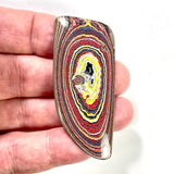 DVH Corvette Fordite Cabochon Recycled Car Paint Cab 61x27x5mm (6050)