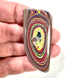DVH Corvette Fordite Cabochon Recycled Car Paint Cab 61x27x5mm (6050)