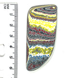 DVH Corvette Fordite Cabochon Recycled Car Paint Cab 61x27x5mm (6050)