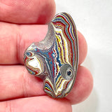 DVH Corvette Fordite Cabochon Recycled Car Paint Cab 34x22x4mm (6052)