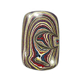 DVH Corvette Fordite Cabochon Recycled Car Paint Cab 26x17x4mm (6053)