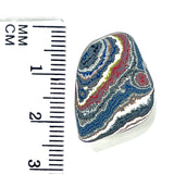 DVH Corvette Fordite Cabochon Recycled Car Paint Cab  24x16x4mm (6054)