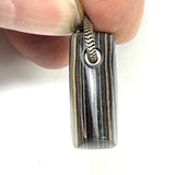 DVH Corvette Fordite Bead Pendant Recycled Car Paint 22x15x9mm (6063)