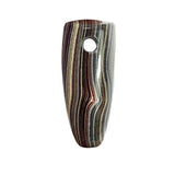 DVH Corvette Fordite Bead Pendant Recycled Car Paint 30x18x12mm (6064)