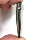 DVH Corvette Fordite Bead Pendant Recycled Car Paint 45x20x7mm (6065)