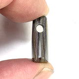 DVH Corvette Fordite Bead Pendant Recycled Car Paint 19x14x7mm (6068)