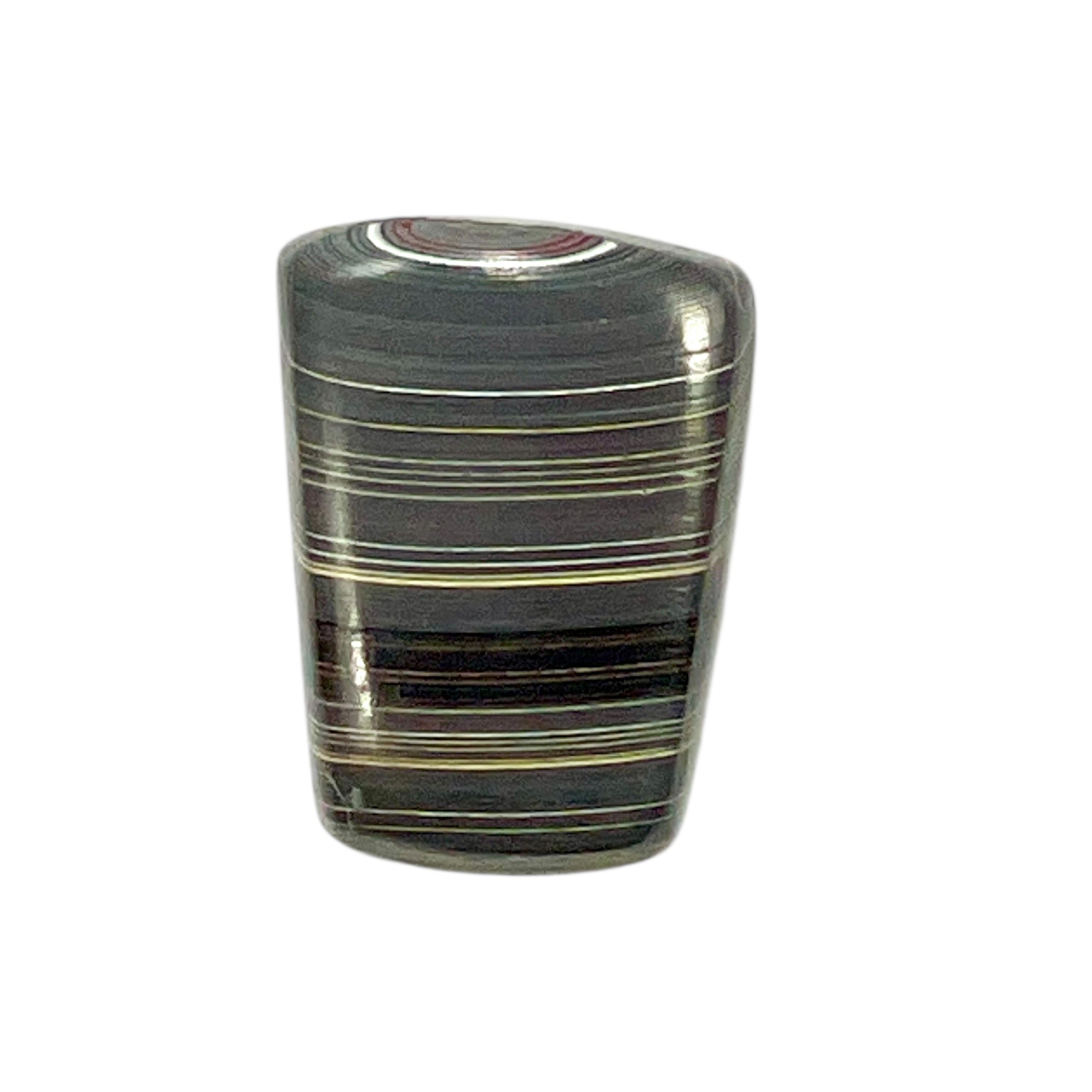 DVH Corvette Fordite Cabochon Genuine Bowling Green Ass. Car Paint Cab 15x10x3mm (6357) - DVHdesigns